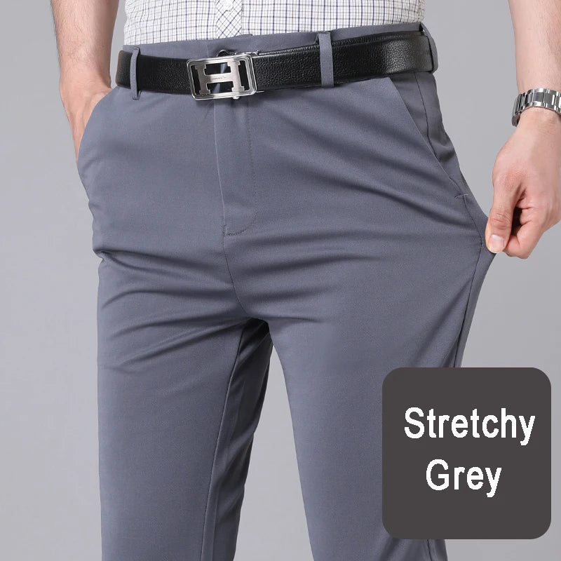 Smart Casual Men's Stretch Trousers
